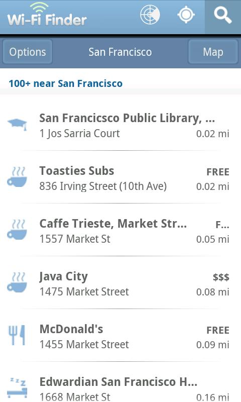 WiFi Finder - screenshot