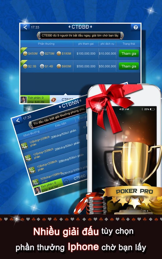 Tải game Poker Pro.Vn game hay cho android 