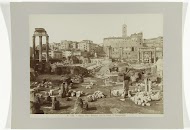 Forum Romanum met op de achtergrond de Capitolijn, Rome
