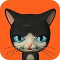 Talking Cat & Background Dog