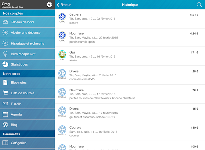Ze-Coloc - Comptes en commun Screenshots 5