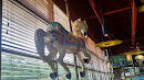 Carousel Horse at the Robin
