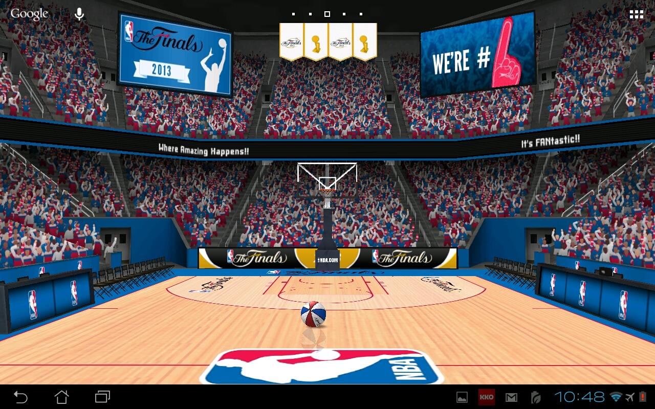 NBA Basketball Court 3D