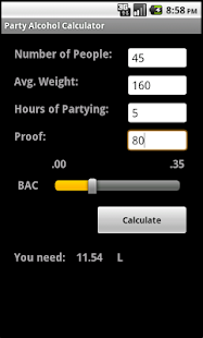 How to get Alcohol Party Calculator 1.0 unlimited apk for bluestacks