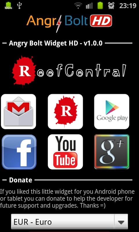    Angry Bolt Widget HD- screenshot  