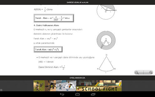 Dairede Uzunluk ve Alan Screenshots 1