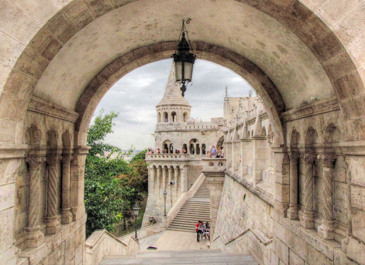 Buda Castle in Budapest, Hungary.