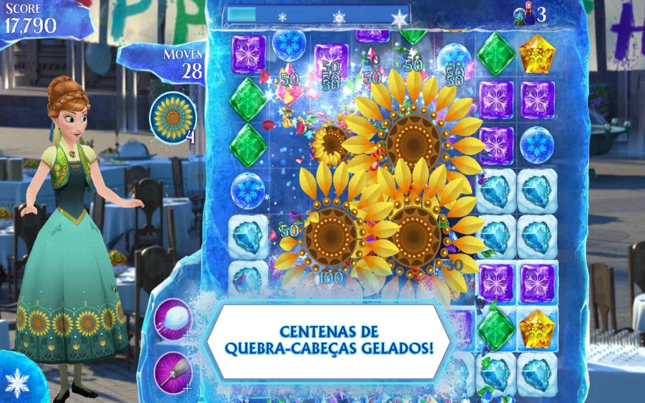 Frozen Free Fall - screenshot