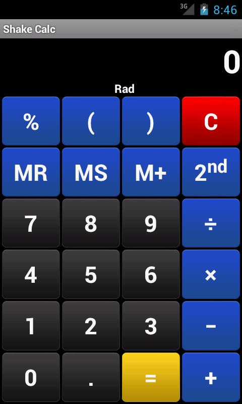 Shake Calc Android