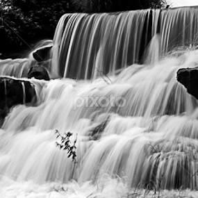 Waterfall_01 by Vyom Saxena - Nature Up Close Natural Waterdrops