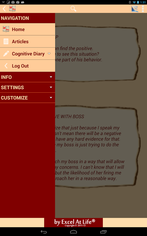 Cognitive Diary CBT SelfHelp Android Apps on Google Play