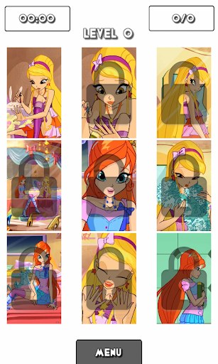 Magic Girls Puzzles Game