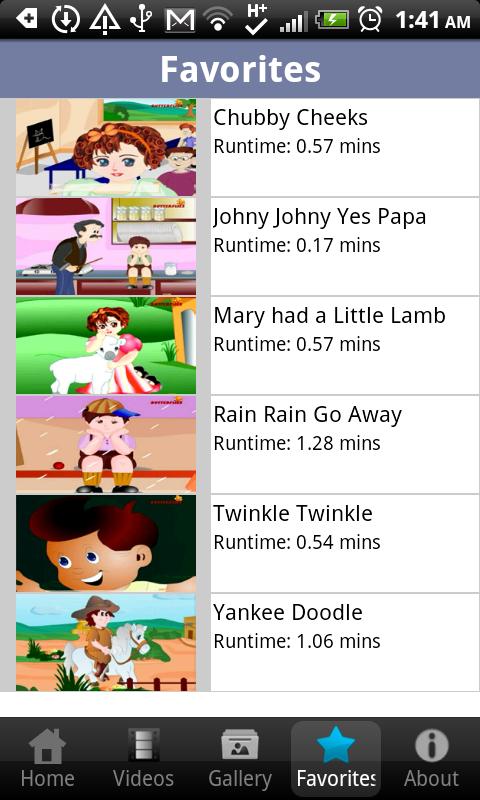 39 Nursery Rhymes with Lyrics- screenshot