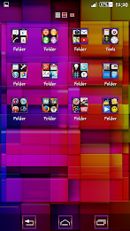 Tiles Colored Xperien Theme poster 6