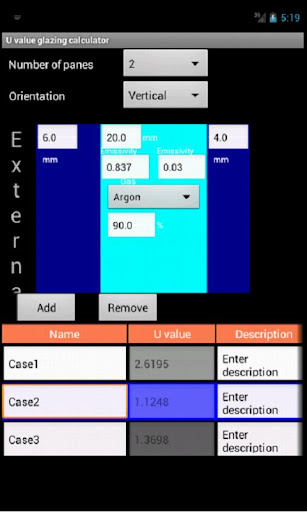 U value glazing calculator