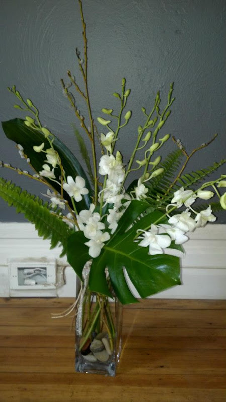 Green Cascade Floral Design 2
