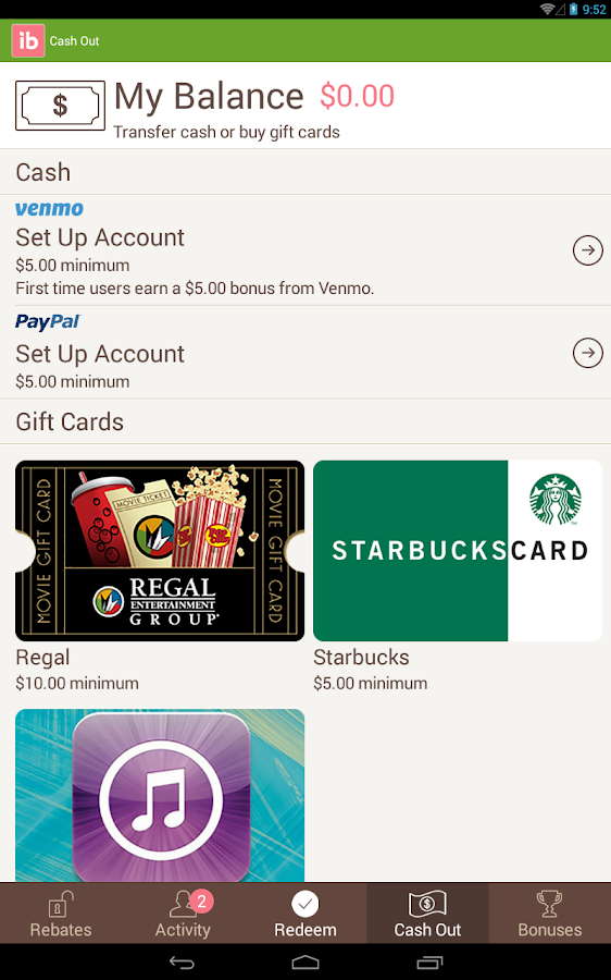 Ibotta - Cash, Not Coupons - screenshot