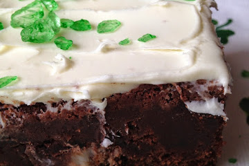 Peppermint Patty Fudge Brownies