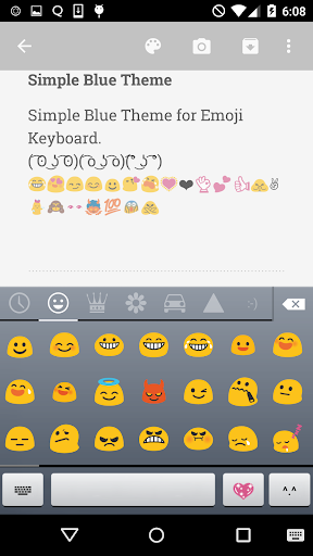 免費下載個人化APP|Simple Blue Emoji Keyboard app開箱文|APP開箱王
