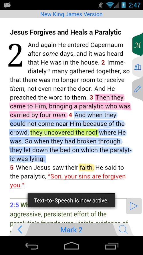 Android application MacArthur Daily Bible screenshort