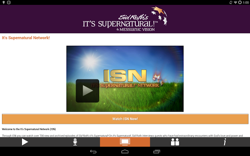 【免費生活App】Sid Roth's It's Supernatural!-APP點子