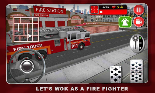 免費下載模擬APP|Fire Fighter Truck Rescue 3D app開箱文|APP開箱王