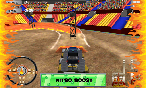 【免費賽車遊戲App】Crazy Driver Monster Truck 3D-APP點子