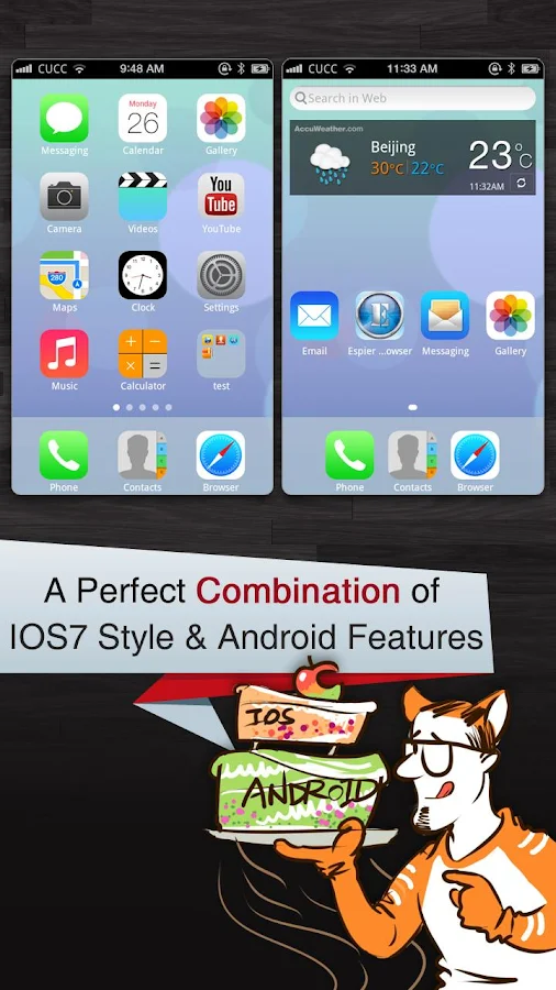 Espier Launcher iOS7 Pro - screenshot