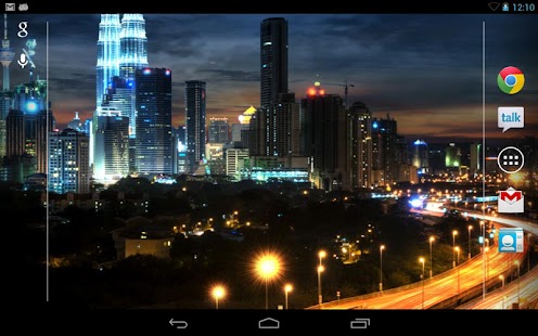 City at Night Live Wallpaper