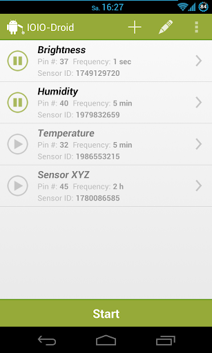 IOIO-Droid Sensor Manager