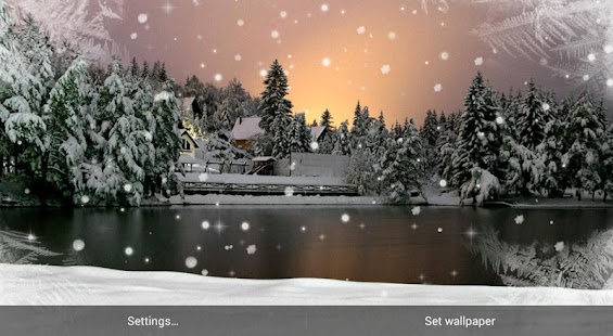 Winter Scenery LWP Screenshots 8
