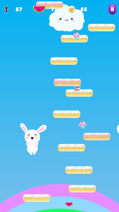 Happy Kawaii Jump: captura de tela