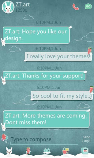 GO SMS Pro Balloon ThemeEX