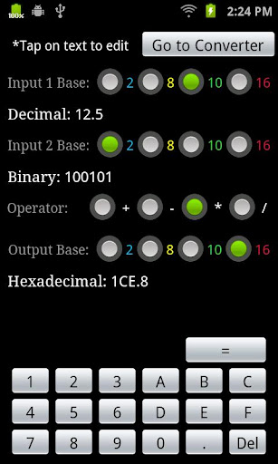 Base Calculator Converter