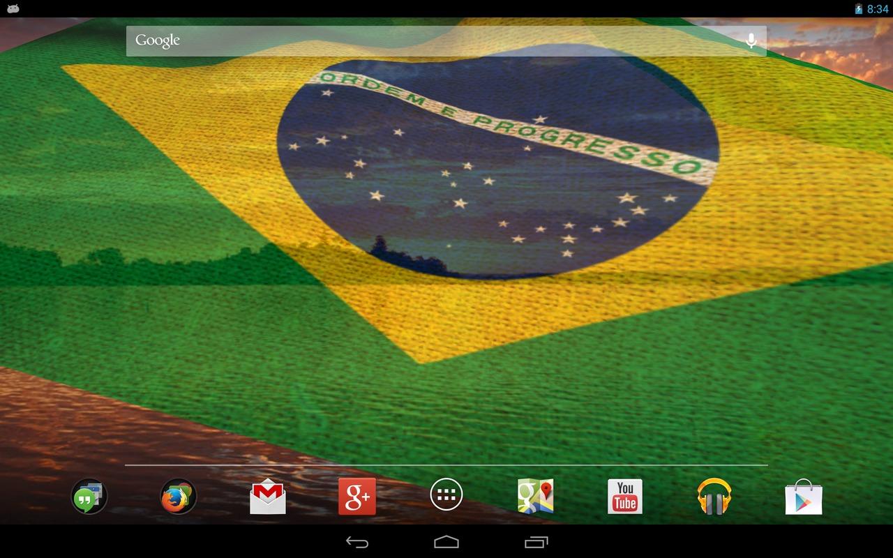 3D Brazil Flag Live Wallpaper Android Apps on Google Play