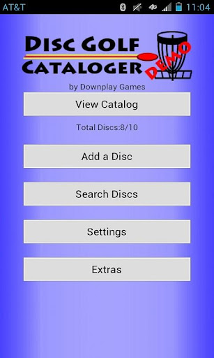 Disc Golf Cataloger Demo