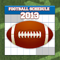 Football Schedule 2013 logo