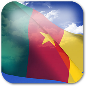 3D Cameroon Flag logo