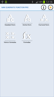 NaN Quadratic Function Pro - screenshot thumbnail