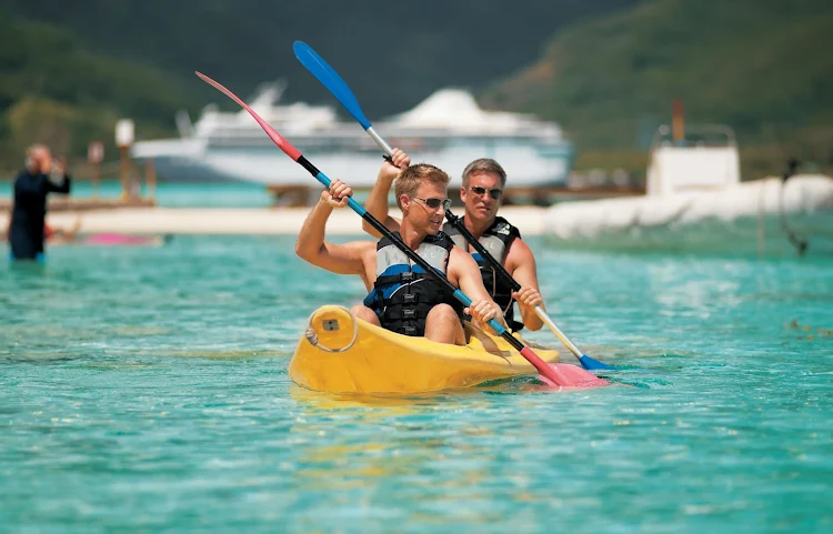 Off the coast of Taha'a in the Society Islands lies the islet of Motu Mahana, the Paul Gauguin's private retreat.