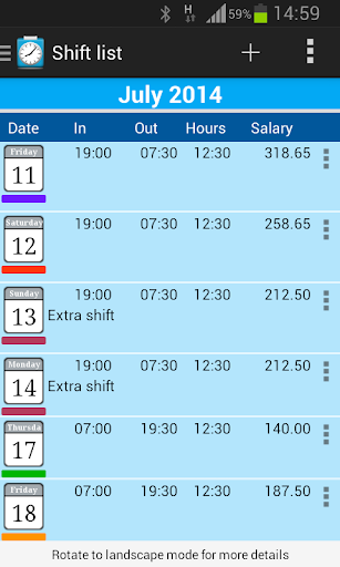 【免費工具App】Shift Logger - Working hours-APP點子