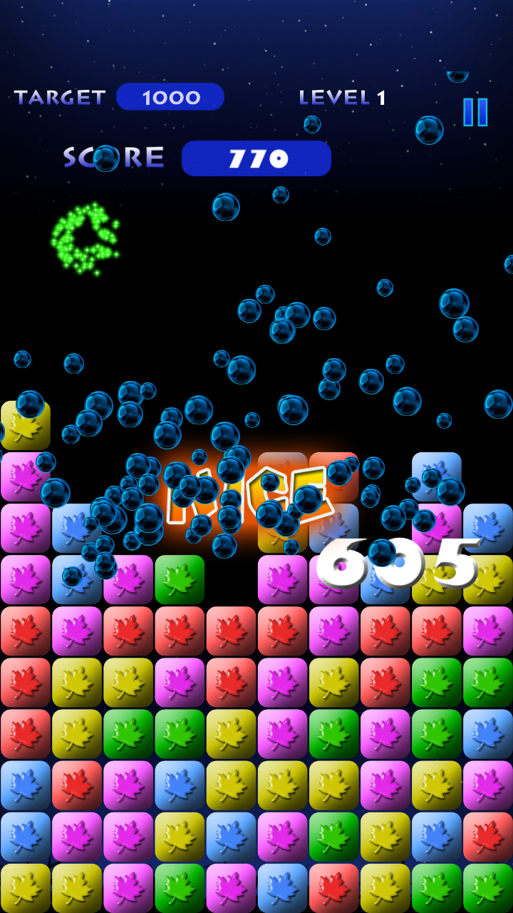 Bubble Pop Screen 1