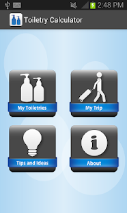 Travel Toiletry Packing List Screenshots 1