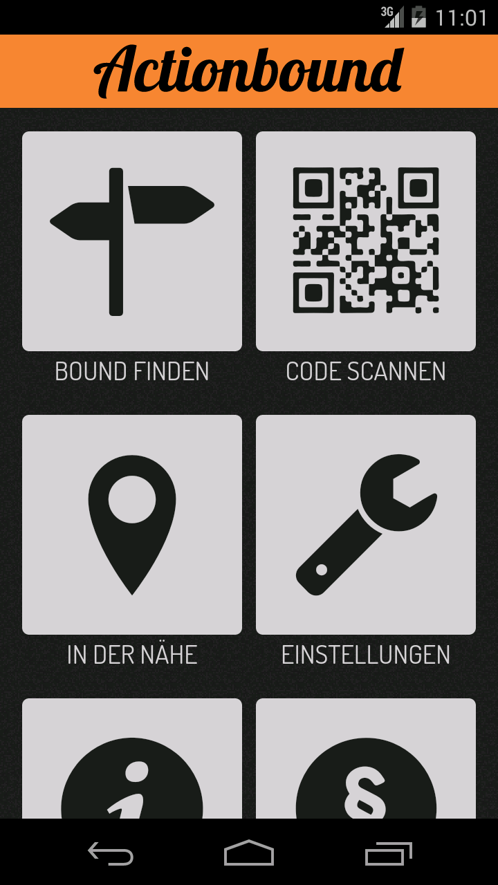 Android application Actionbound screenshort