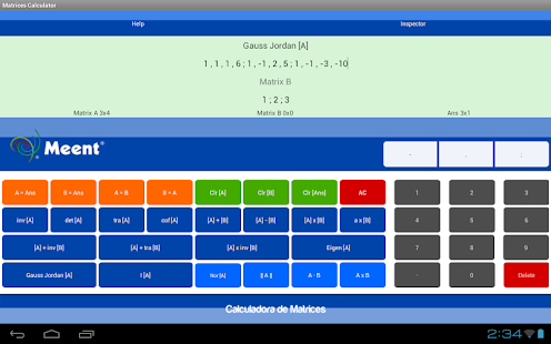 Matrices Calculator Free Trial Screenshots 1