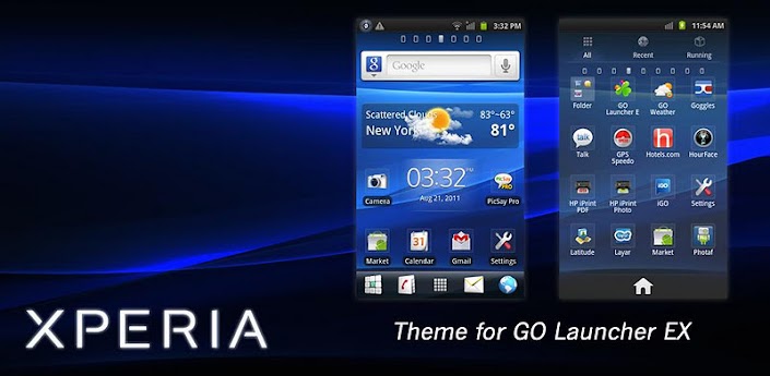 GO Launcher EX Theme Xperia v1.1
