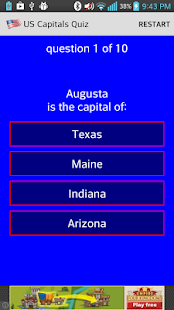 US Capitals Quiz Screenshots 4