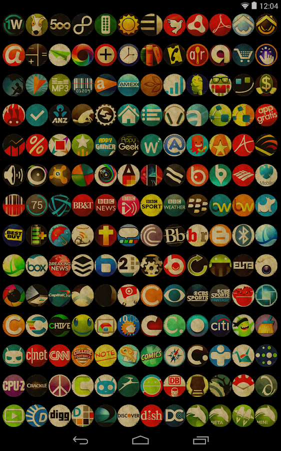Icon Pack - Vintage - screenshot
