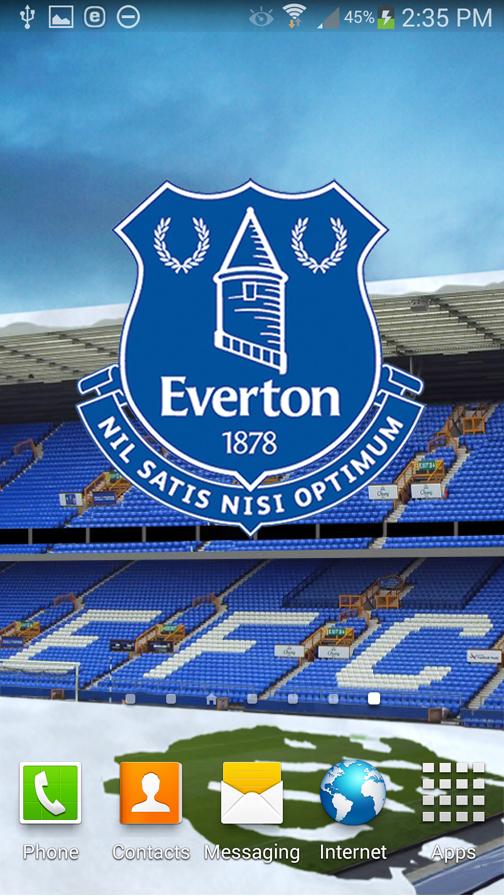 Android application Everton FC Snow Globe screenshort