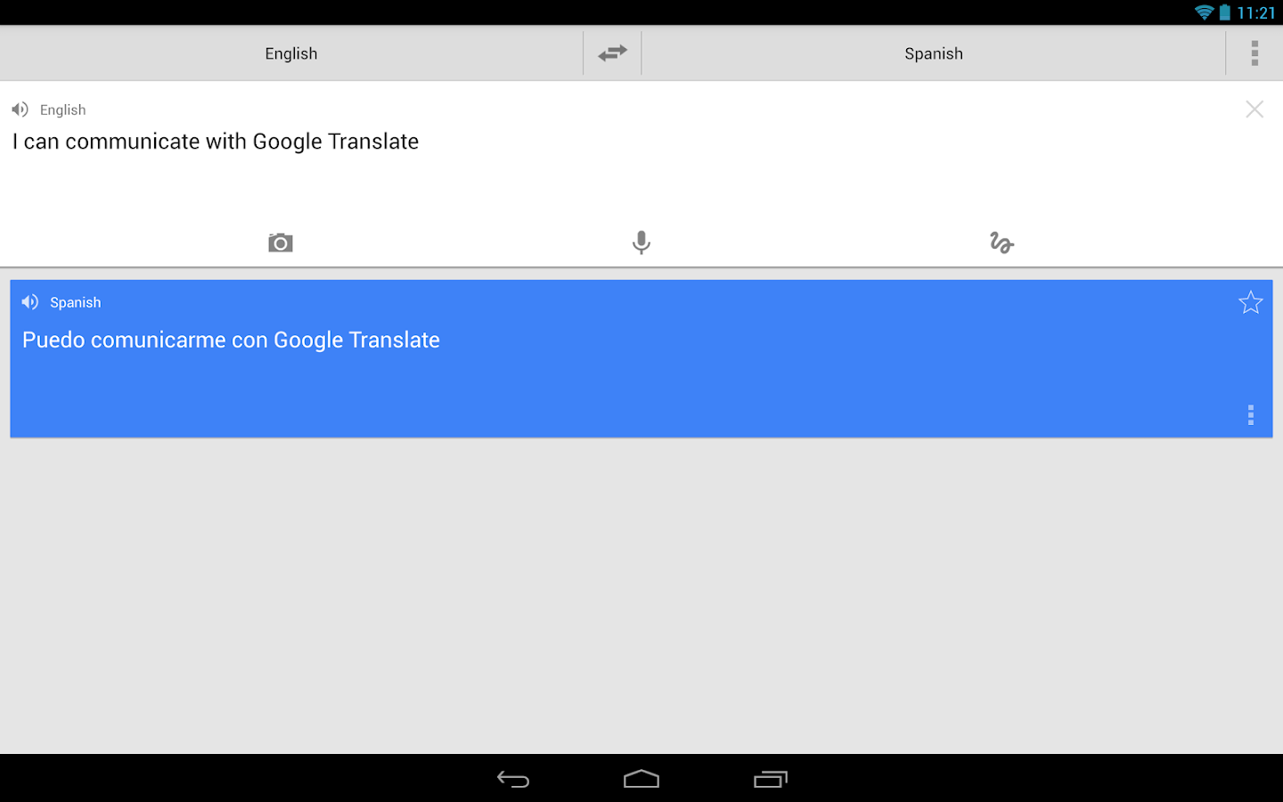 Google Tradutor - screenshot